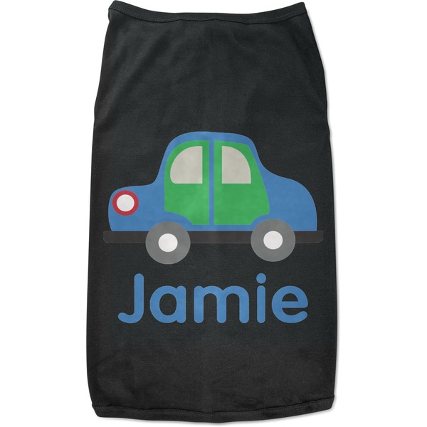 Custom Transportation Black Pet Shirt - M (Personalized)