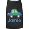 Transportation Black Pet Shirt - M (Personalized)