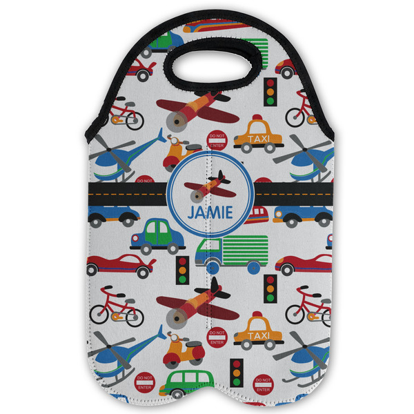 Transportation Double Wine Tote - Flat (new)