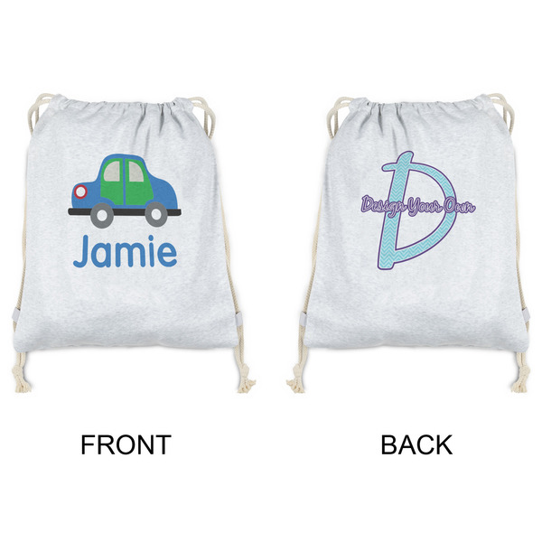 Transportation Drawstring Backpacks - Sweatshirt Fleece - Double Sided - APPROVAL
