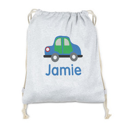 Transportation Drawstring Backpack - Sweatshirt Fleece - Double Sided (Personalized)