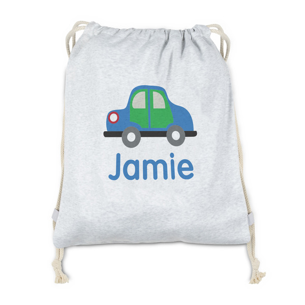 Custom Transportation Drawstring Backpack - Sweatshirt Fleece - Double Sided (Personalized)