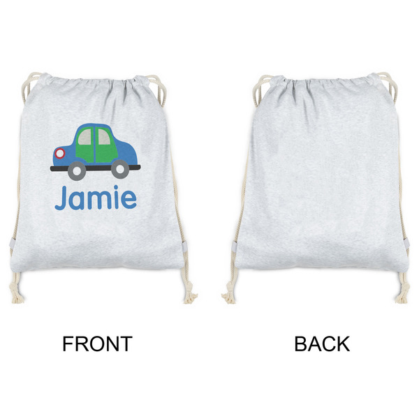Transportation Drawstring Backpacks - Sweatshirt Fleece - Single Sided - APPROVAL