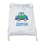 Transportation Drawstring Backpack - Sweatshirt Fleece - Single Sided (Personalized)