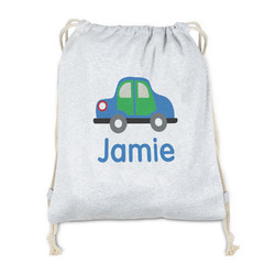 Transportation Drawstring Backpack - Sweatshirt Fleece (Personalized)