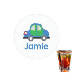 Transportation Printed Drink Topper - 1.5" (Personalized)