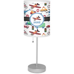 Transportation 7" Drum Lamp with Shade Polyester (Personalized)