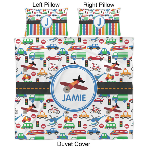 Transportation Duvet Cover Set - King - Approval