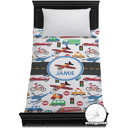 Transportation Duvet Cover - Twin XL (Personalized)