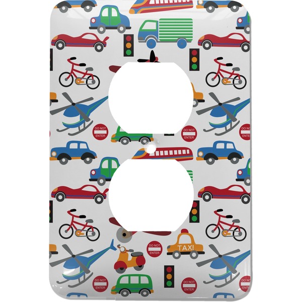 Custom Transportation Electric Outlet Plate