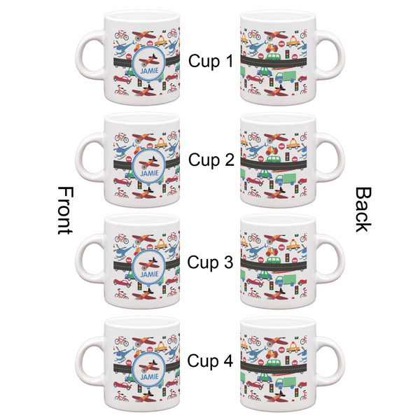 Transportation Espresso Cup Set of 4 - Apvl