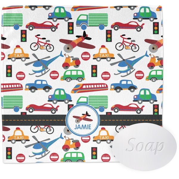Transportation Wash Cloth with soap