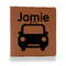 Transportation Leather Binder - 1" - Rawhide (Personalized)