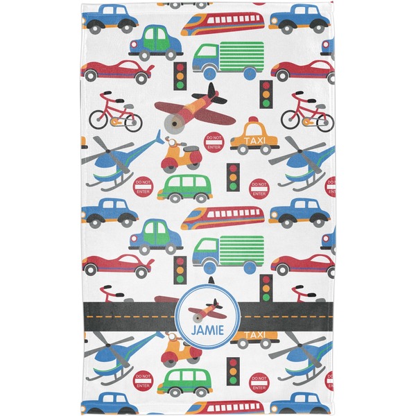 Transportation Finger Tip Towel - Full View