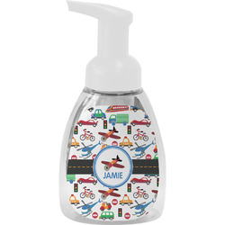 Transportation Foam Soap Bottle - White (Personalized)
