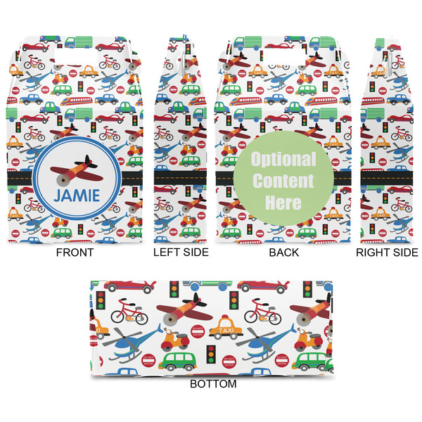 Transportation Gable Favor Box - Approval