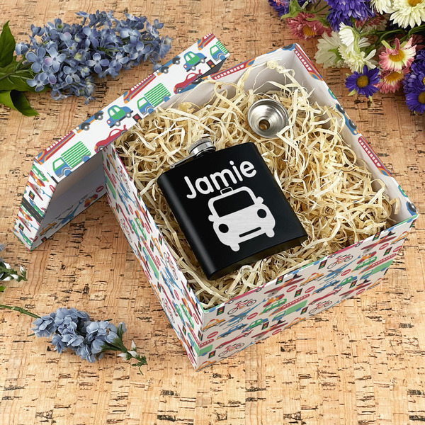 Transportation Gift Boxes with Lid - Canvas Wrapped - X-Large - In Context