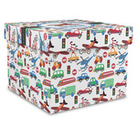 Transportation Gift Box with Lid - Canvas Wrapped - XX-Large (Personalized)