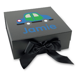Transportation Gift Box with Magnetic Lid - Black (Personalized)