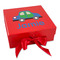 Transportation Gift Boxes with Magnetic Lid - Red - Front