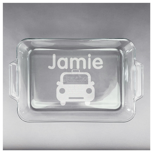 Transportation Glass Baking Dish - APPROVAL (13x9)