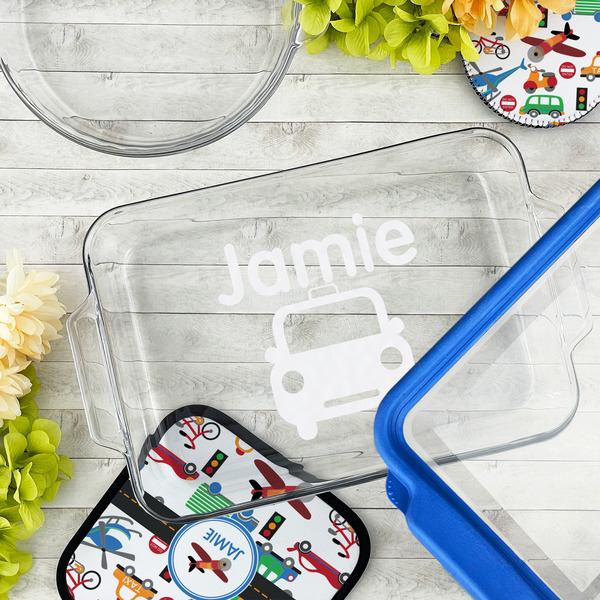 Transportation Glass Baking Dish - LIFESTYLE (13x9)