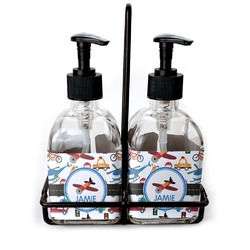 Transportation Glass Soap & Lotion Bottles (Personalized)