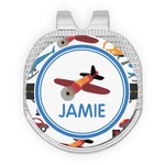 Transportation Golf Ball Marker - Hat Clip - Silver