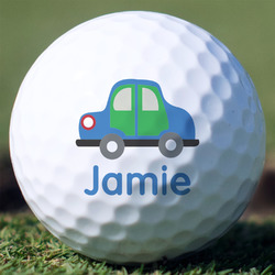 Transportation Golf Balls - Non-Branded - Set of 3 (Personalized)