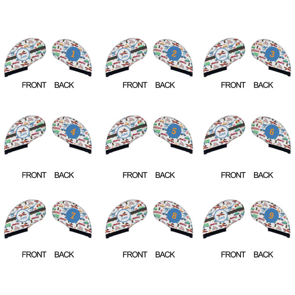 Transportation Golf Club Covers - APPROVAL (set of 9)