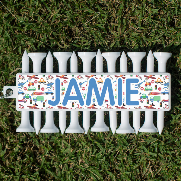 Custom Transportation Golf Tees & Ball Markers Set (Personalized)