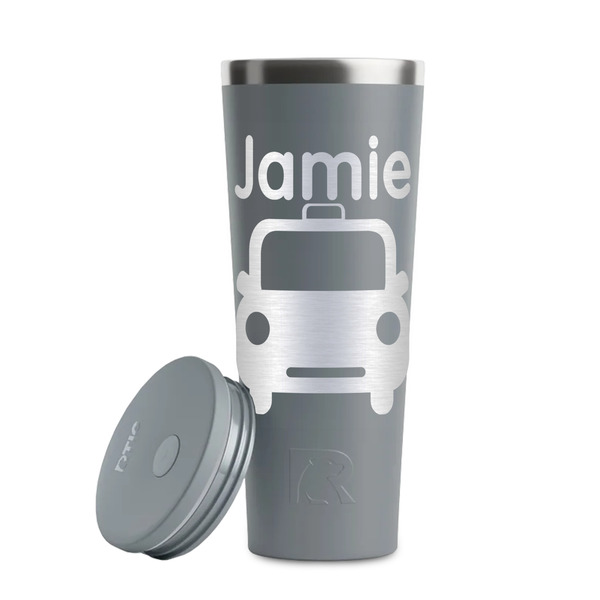 Transportation Grey RTIC Everyday Tumbler - 28 oz. - Lid Off