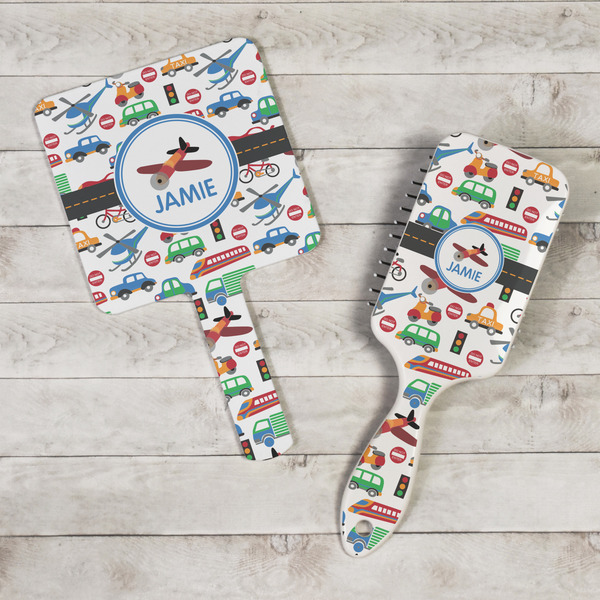 Transportation Hand Mirrors - In Context