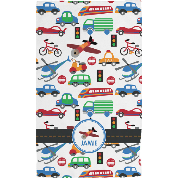 Transportation Hand Towel (Personalized)