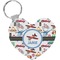Transportation Heart Keychain (Personalized)