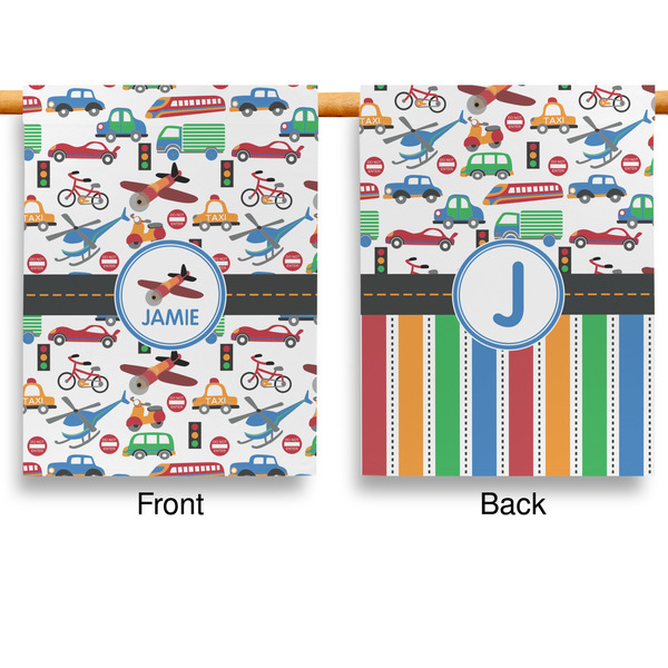 Transportation House Flags - Double Sided - APPROVAL