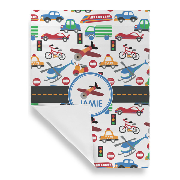 Transportation House Flags - Single Sided - FRONT FOLDED