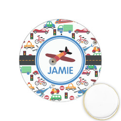 Transportation Printed Cookie Topper - 1.25" (Personalized)