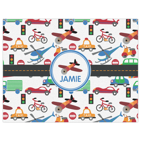 Transportation Indoor / Outdoor Rug - 6'x8' - Front Flat