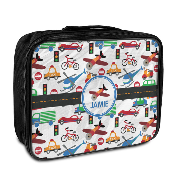 Custom Transportation Insulated Lunch Bag (Personalized)