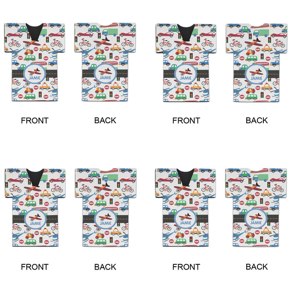 Transportation Jersey Bottle Cooler - Set of 4 - APPROVAL