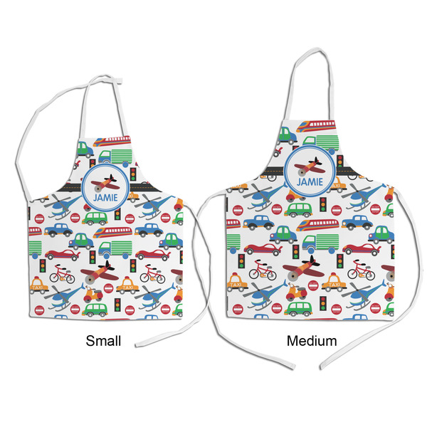 Transportation Kid's Aprons - Comparison