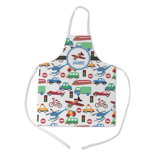 Custom Transportation Kid's Apron w/ Name or Text