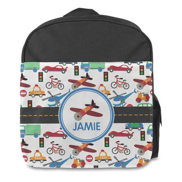 Transportation Kids Backpack - Front