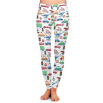 Transportation Ladies Leggings - Extra Large