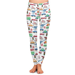 Transportation Ladies Leggings - 2X-Large