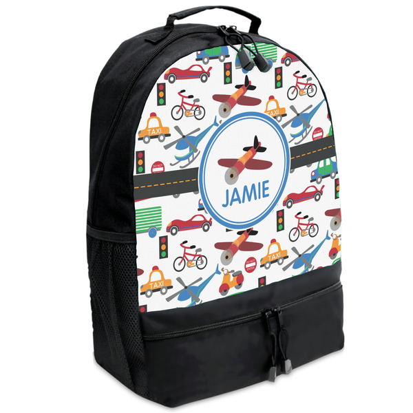 Custom Transportation Backpacks - Black (Personalized)