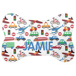 Transportation Bone Shaped Dog Food Mat (Personalized)