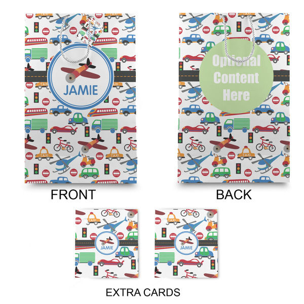 Transportation Large Gift Bag - Approval