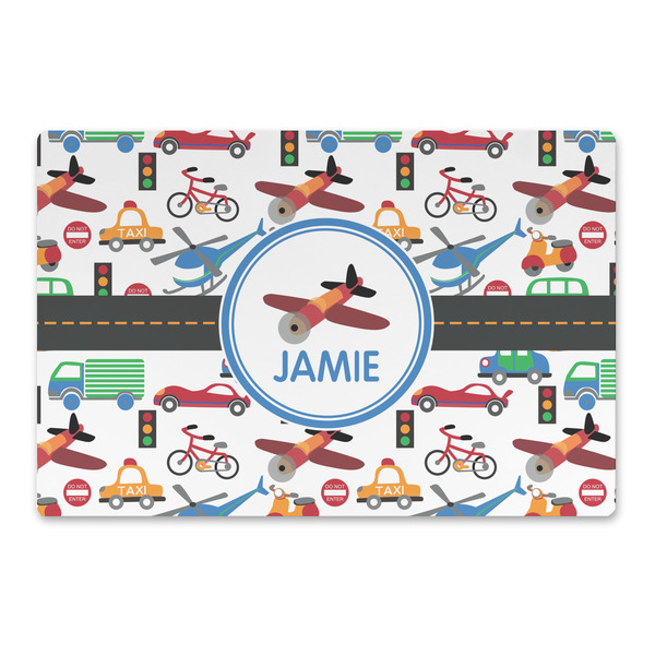 Custom Transportation Large Rectangle Car Magnet (Personalized)